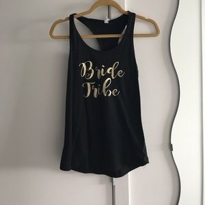 Bridal party wear, bridesmaid tanktop